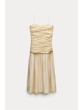 Zara Dress (Cream / Pale Yellow)
